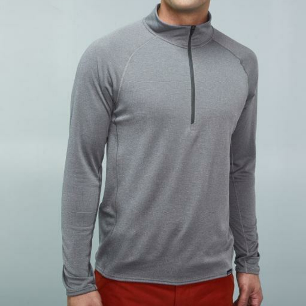 Patagonia Gray Zip Up Sweater